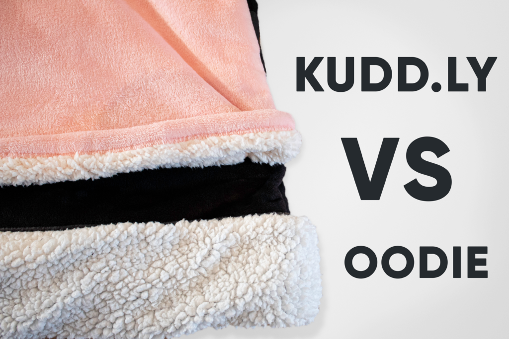 Vergleich Hoodie-Decken Kuddly vs. Oodie